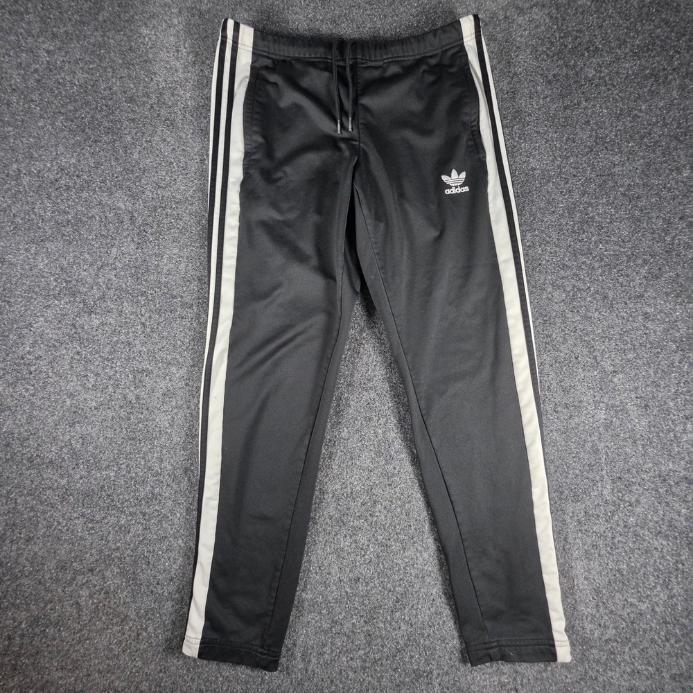 Adidas Adibreak Snap Button Tearaway Track Pants Mens M Black White  BR2232